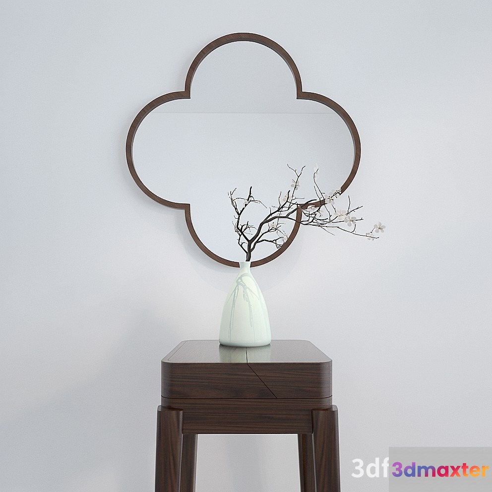 Modern Decorative Mirror 3D Model - 22966 - VRAY Render