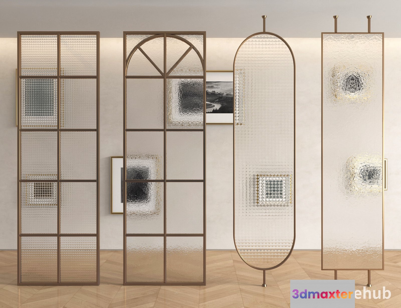 A Room Divider 3D Model - 19993 - VRAY Render