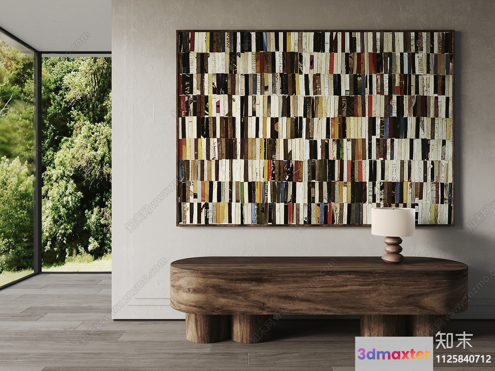 Modern Living Room 3D Model - 20396 - VRAY Render