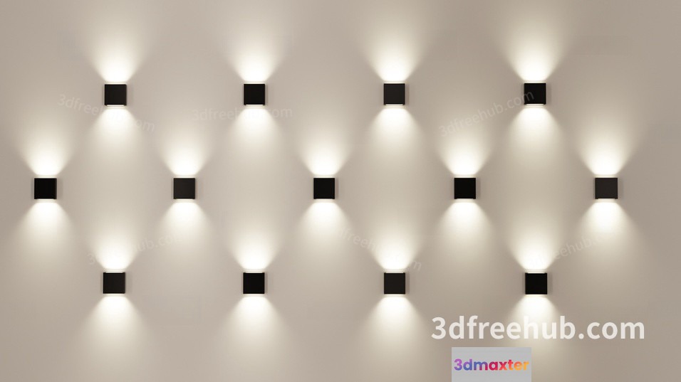 Modern Wall Lights 3D Model - 22468 - VRAY Render