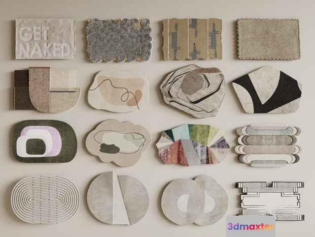 Abstract Ceramic Tiles 3D Model - 5031 - CORONA Render