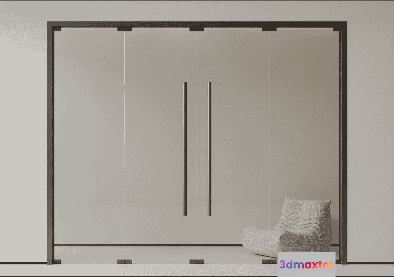 Modern White Closet 3D Model - 15493 - VRAY Render