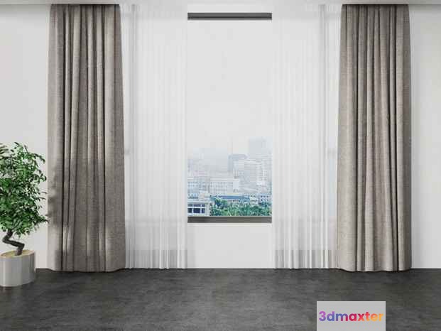 Modern Living Room 3D Model - 5398 - VRAY Render