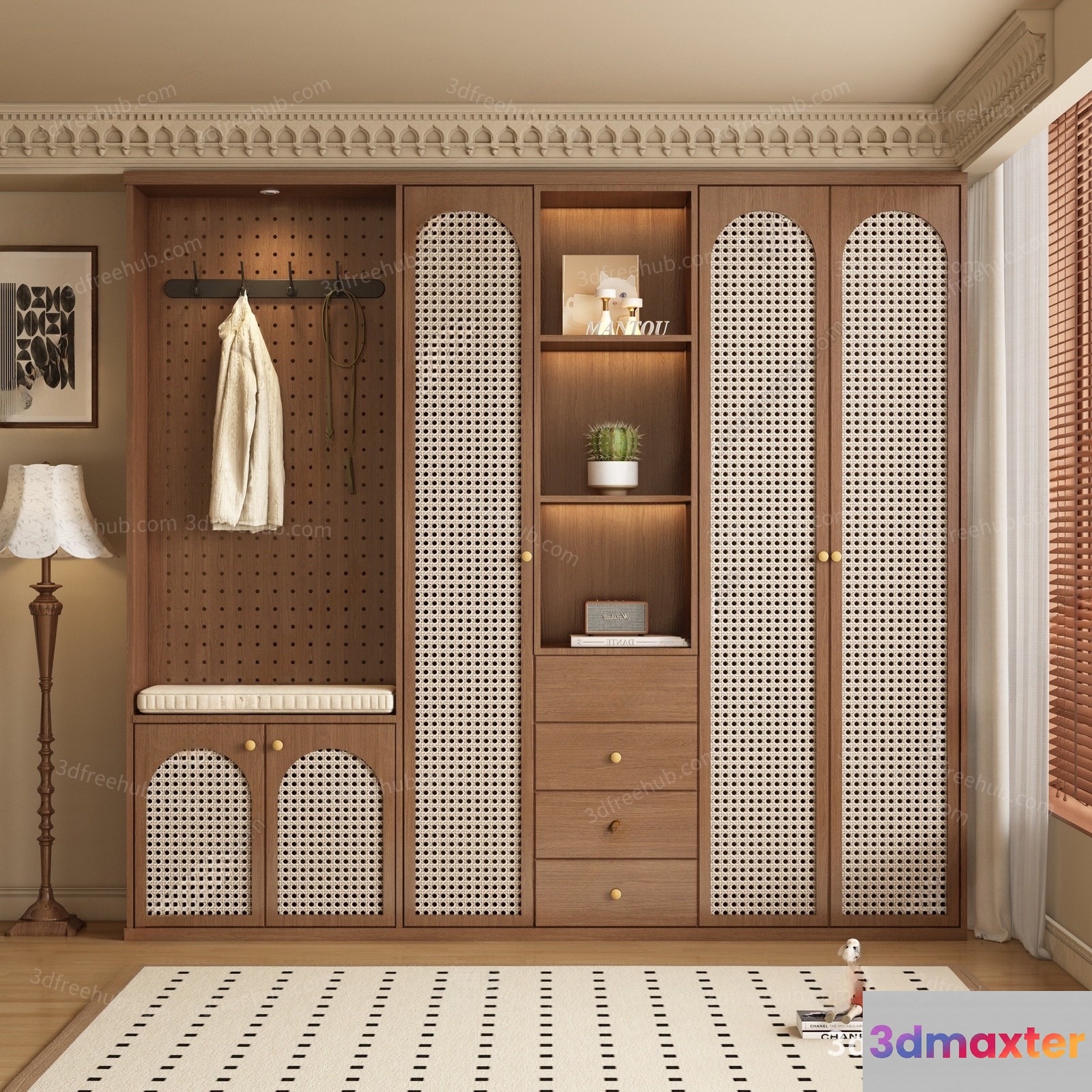 Cozy Living Room 3D Model - 23293 - VRAY Render