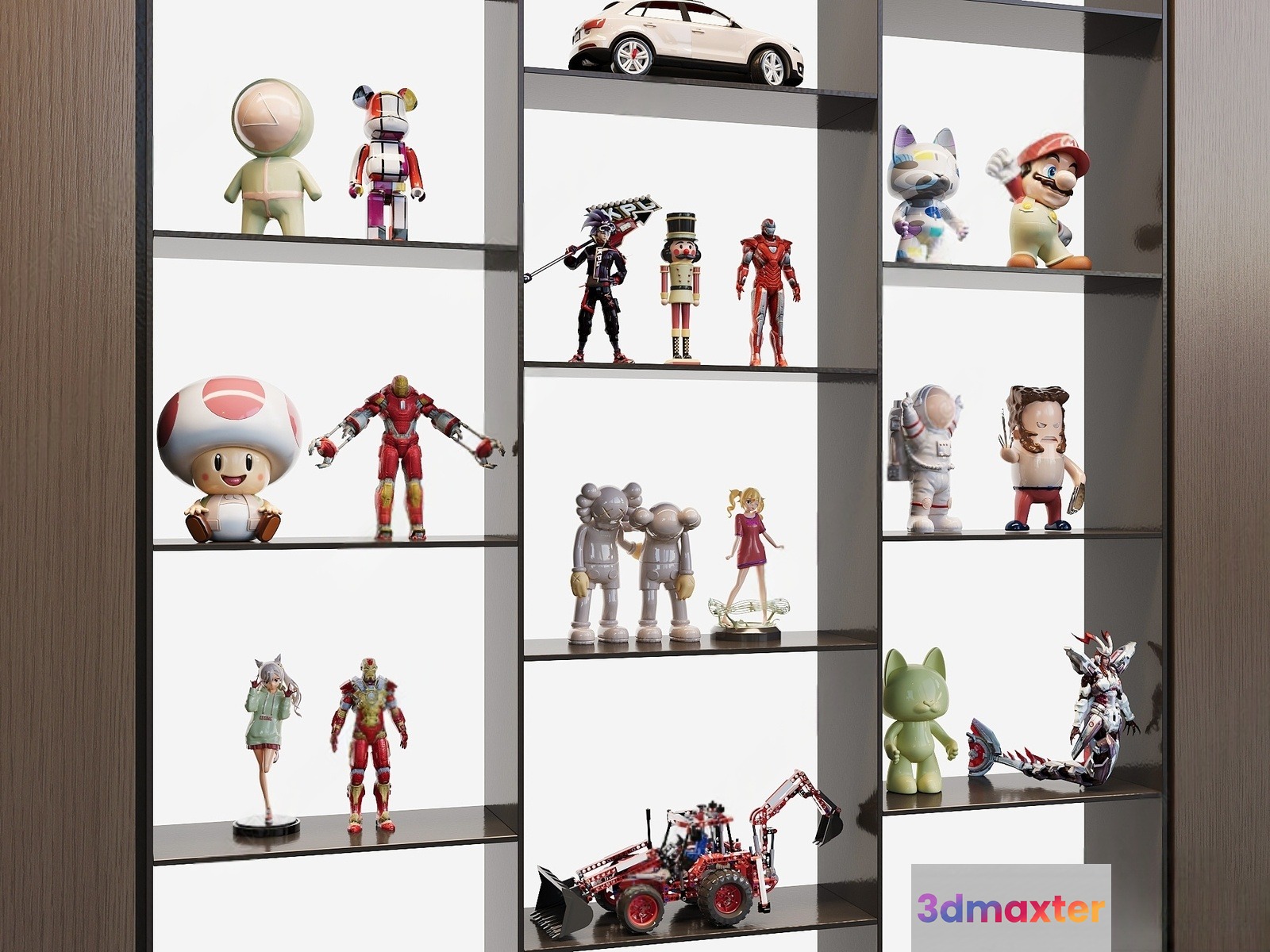 Modern Toy Display Case 3D Model - 937 - CORONA Render