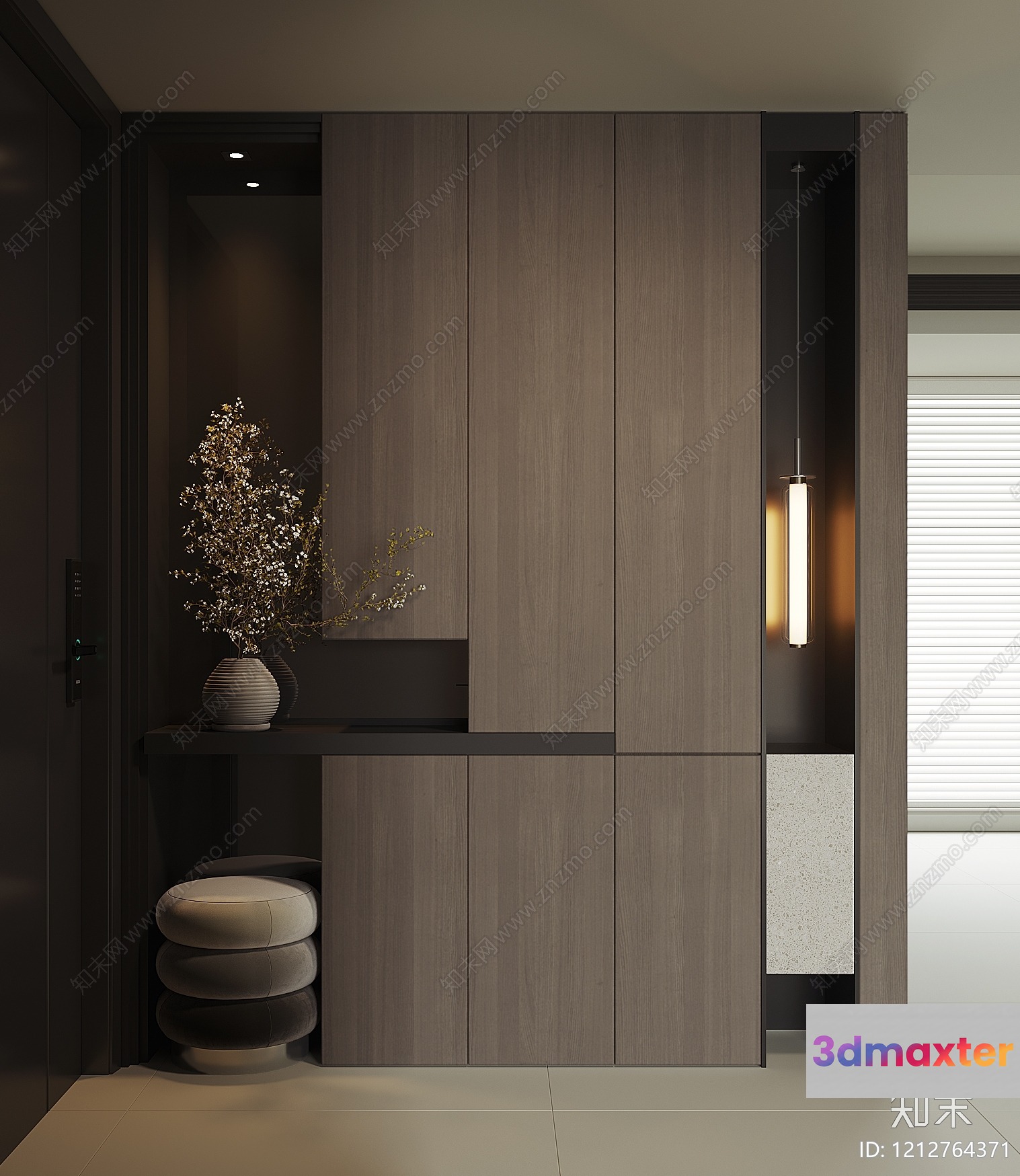 Modern Storage Unit 3D Model - 3004 - VRAY Render