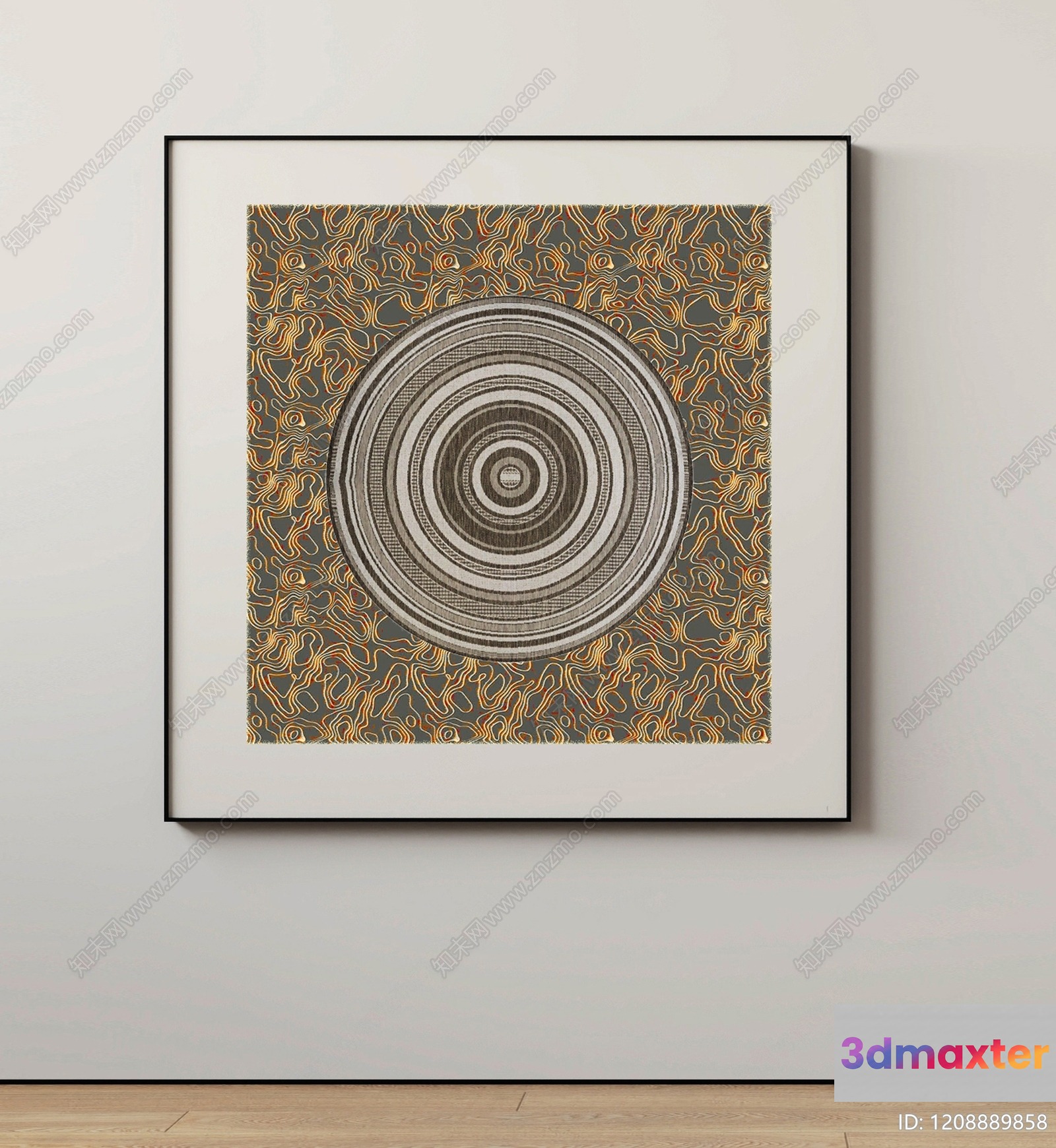 Abstract Art Piece 3D Model - 16417 - VRAY Render