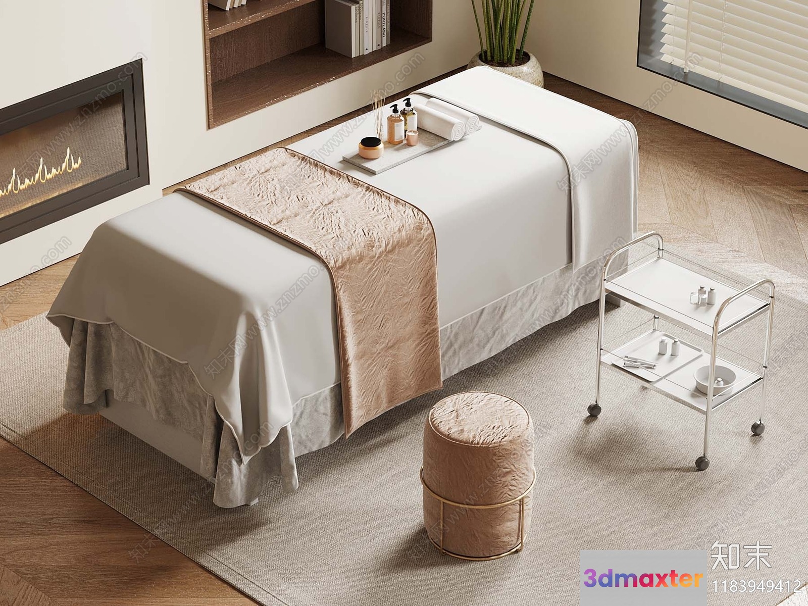 Modern Massage Room 3D Model - 11132 - VRAY Render