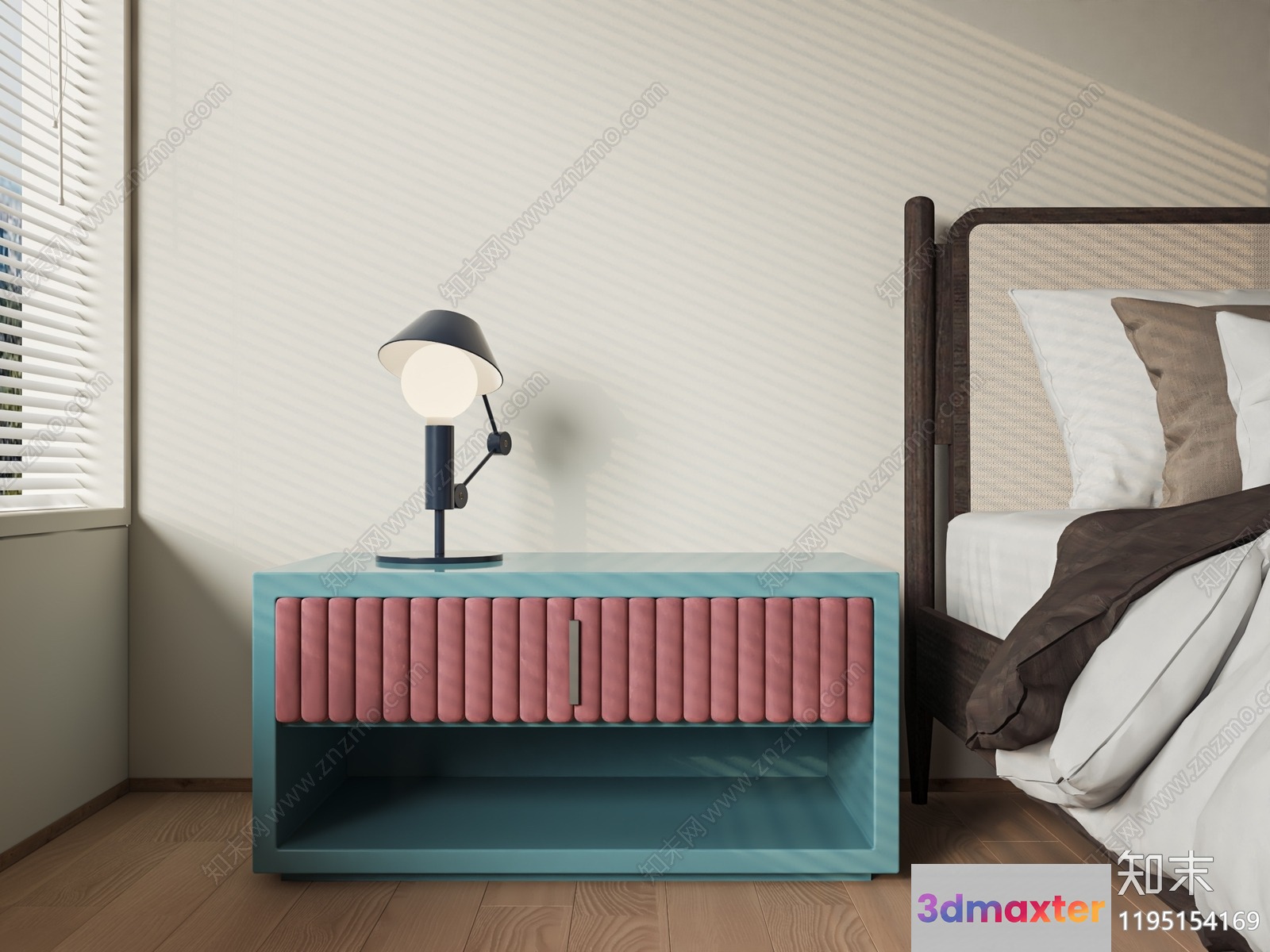 Cozy Bedroom 3D Model - 5804 - VRAY Render