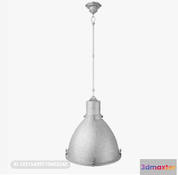 Gold Light Fixture 3D Model - 6695 - VRAY Render