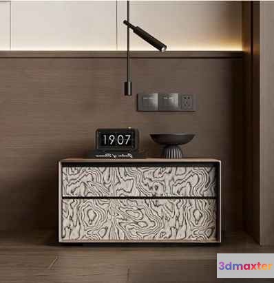 Modern Wood Furniture 3D Model - 9399 - VRAY Render