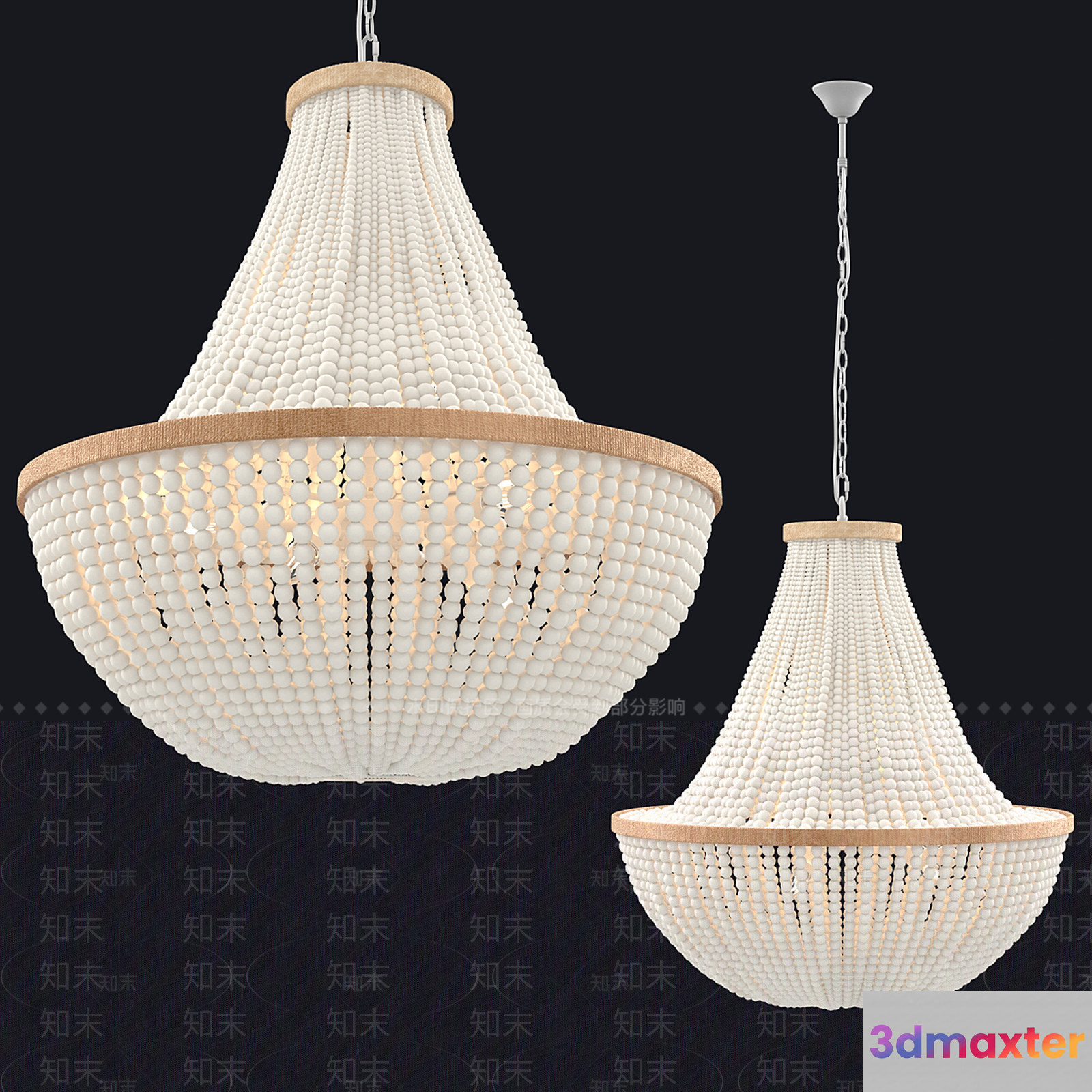 Gold Light Fixture 3D Model - 13712 - VRAY Render
