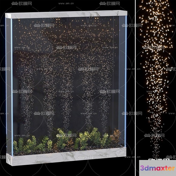 A Rectangular Aquarium 3D Model - 11162 - VRAY Render