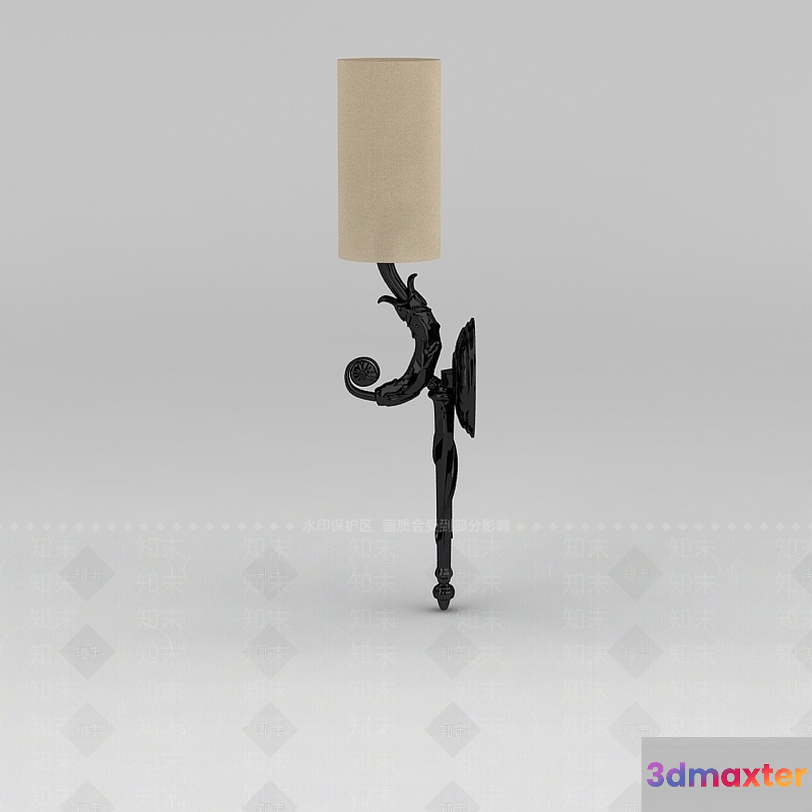 Gold Light Fixture 3D Model - 17300 - VRAY Render