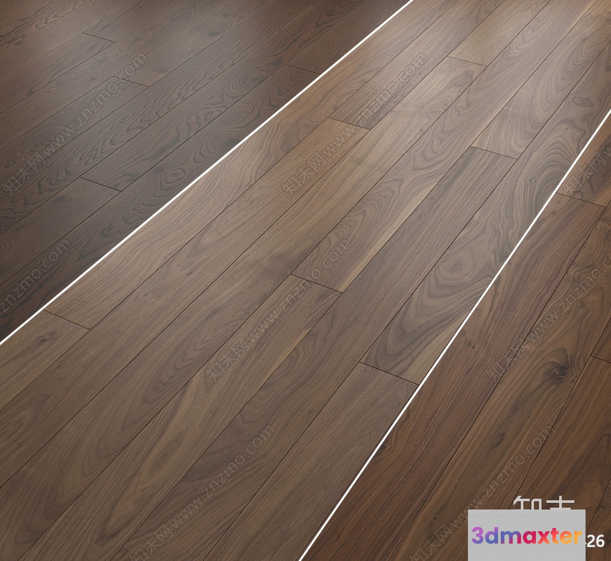 Wooden Floor 3D Model - 4572 - VRAY Render