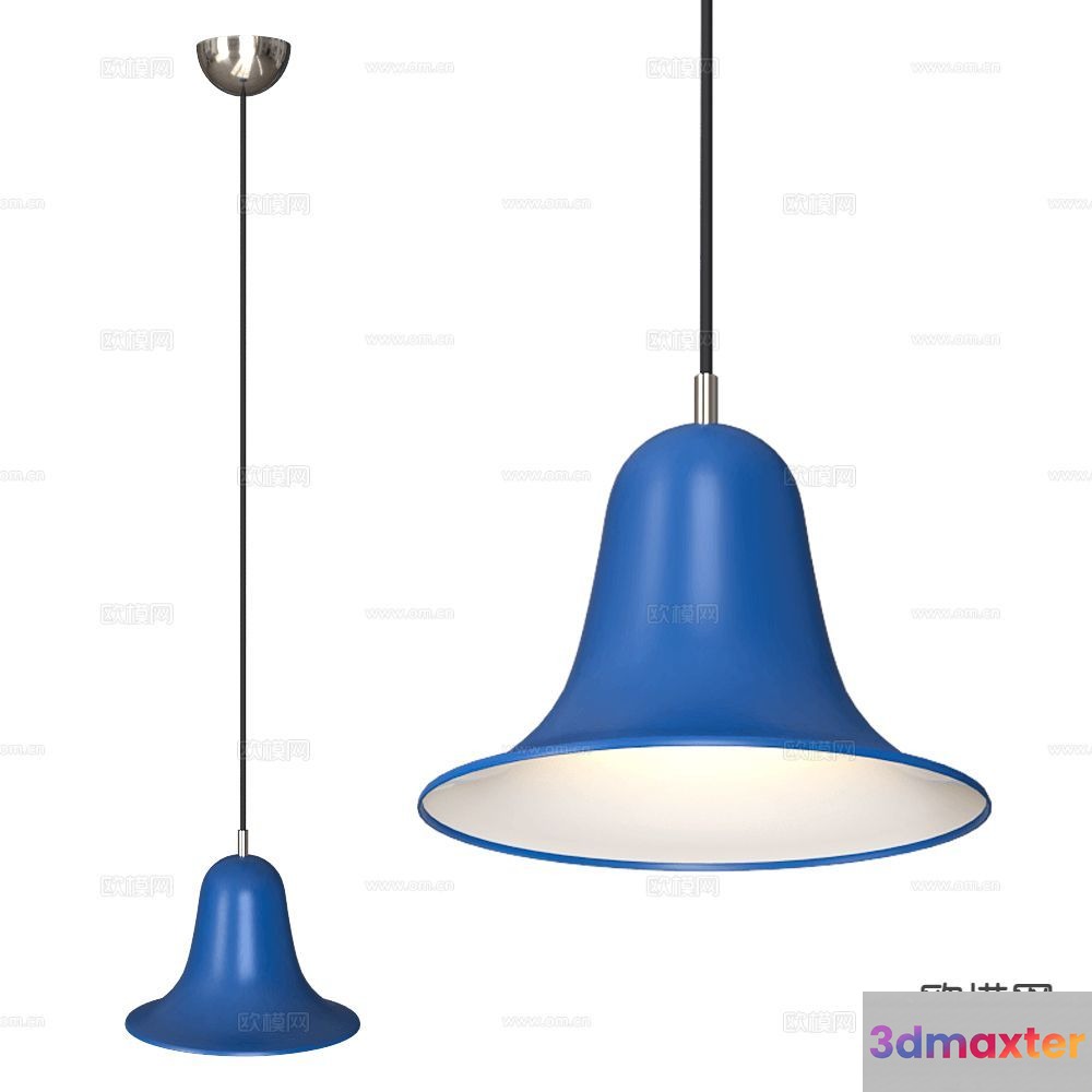 Blue Light Fixture 3D Model - 18797 - CORONA Render