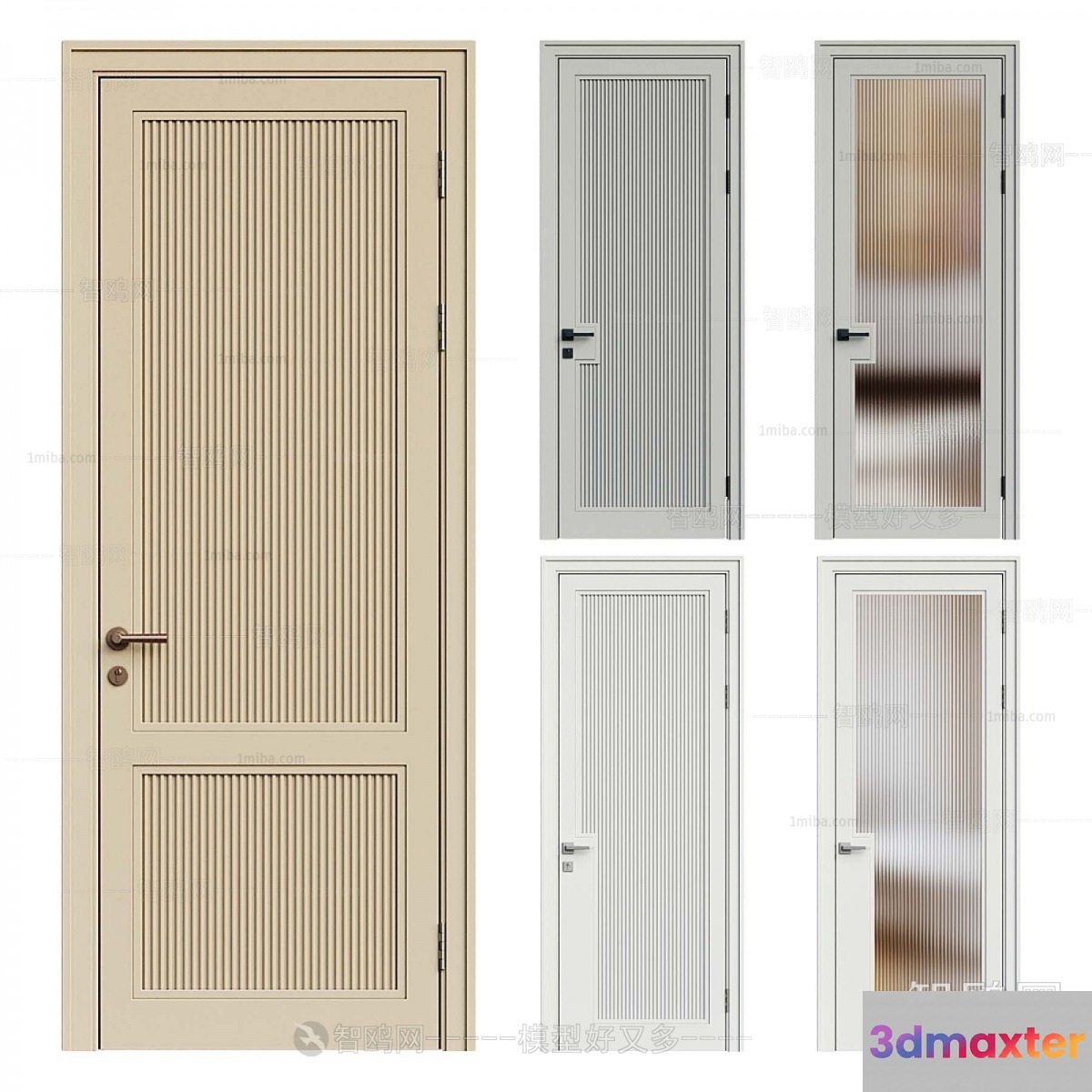 Interior Doors 3D Model - 4080 - VRAY Render