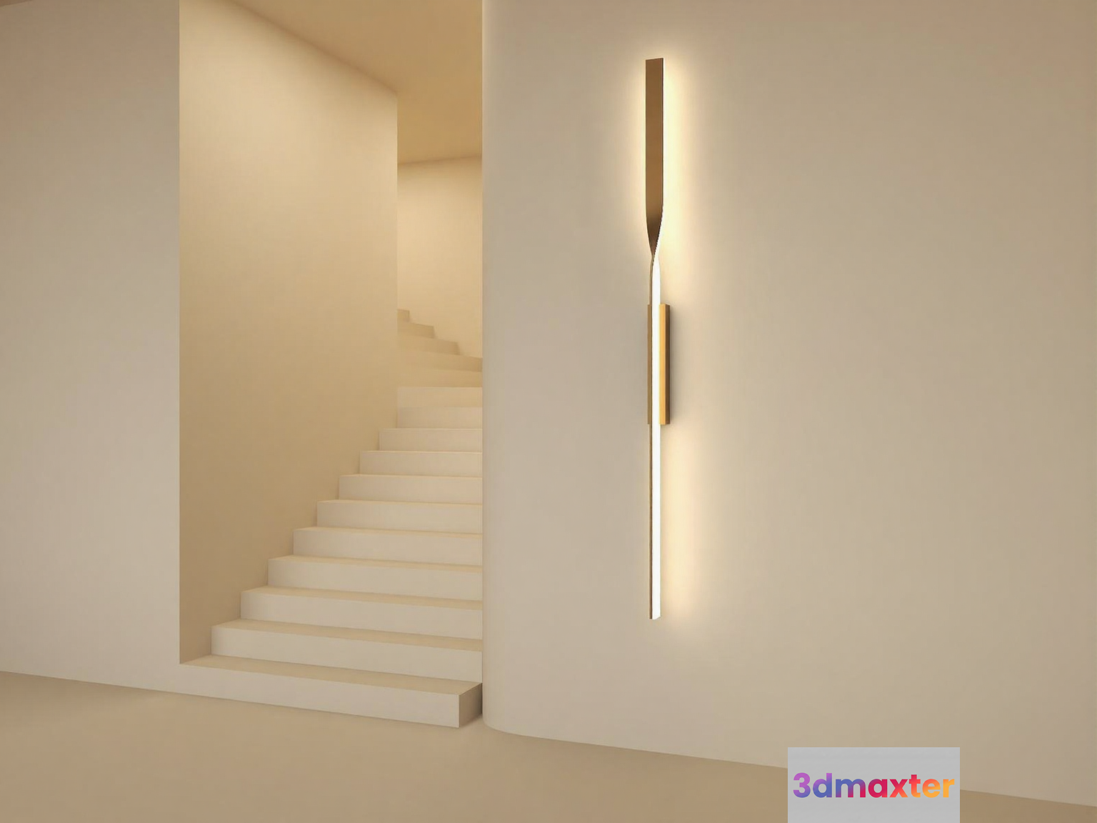 Modern Light Fixture 3D Model - 12546 - VRAY Render