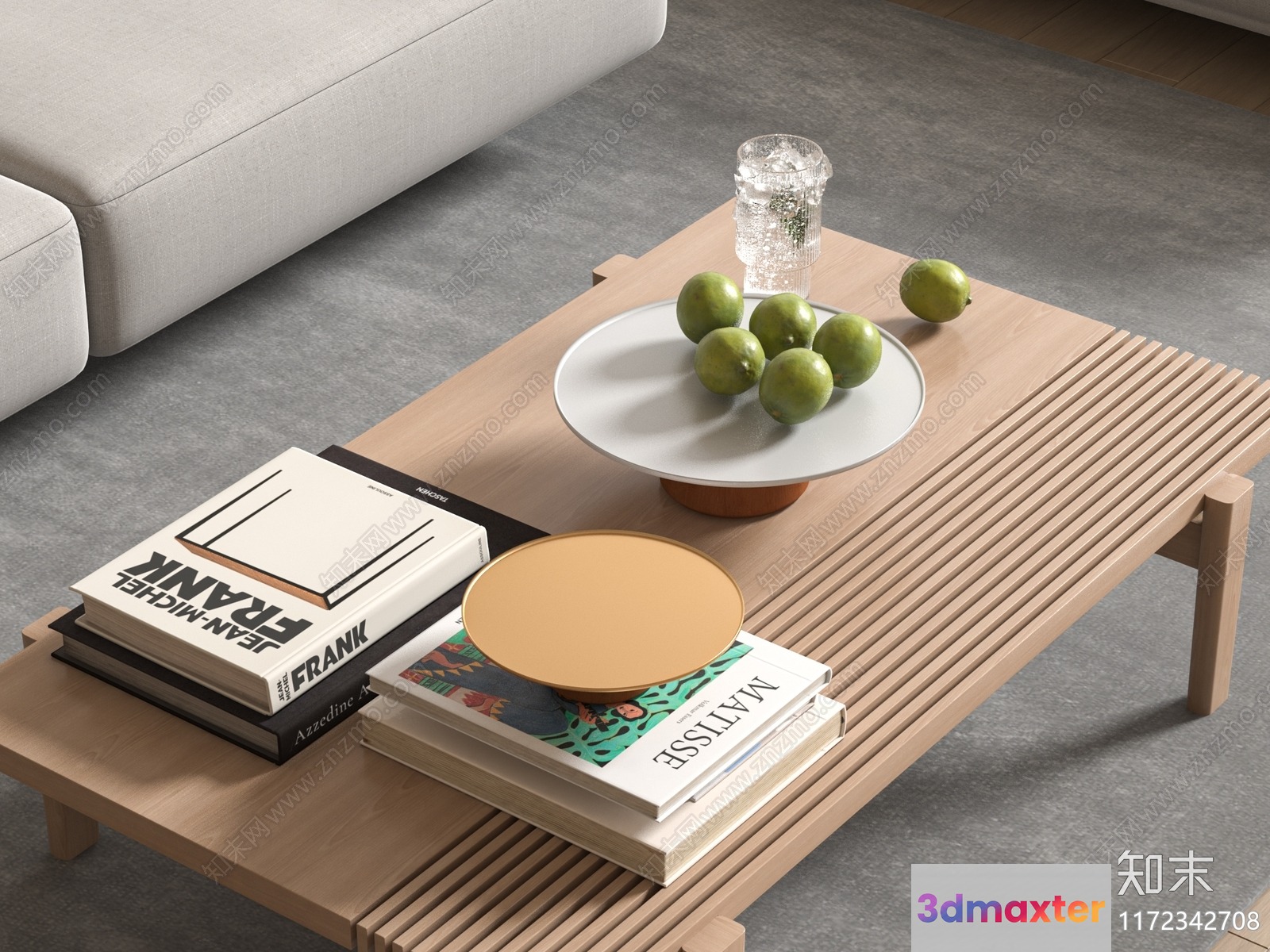 Modern Living Room 3D Model - 14895 - VRAY Render