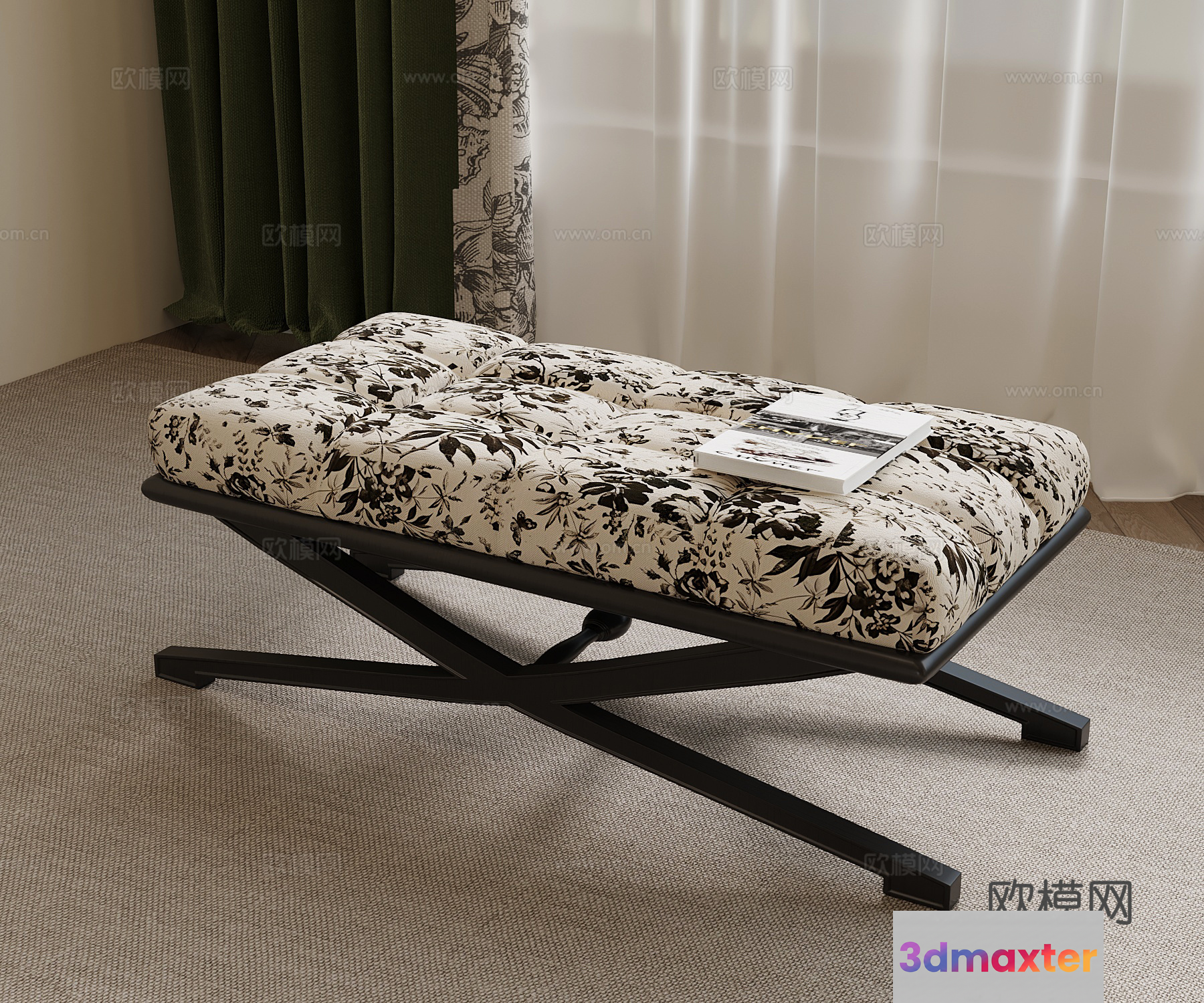 Cozy Living Room 3D Model - 14024 - VRAY Render