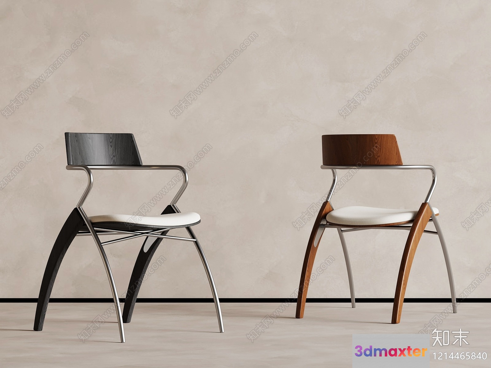 Modern Office Chairs 3D Model - 15664 - VRAY Render