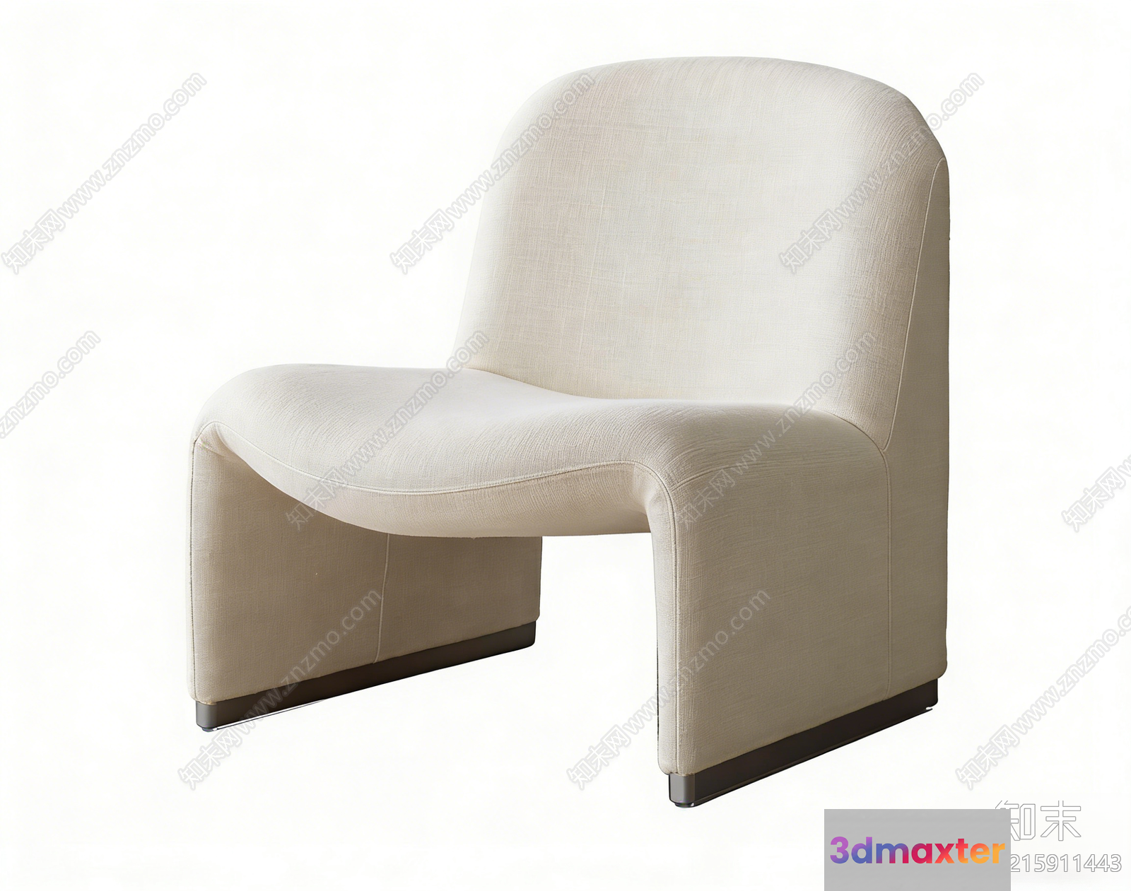 Modern Minimalist Chair 3D Model - 18065 - VRAY Render
