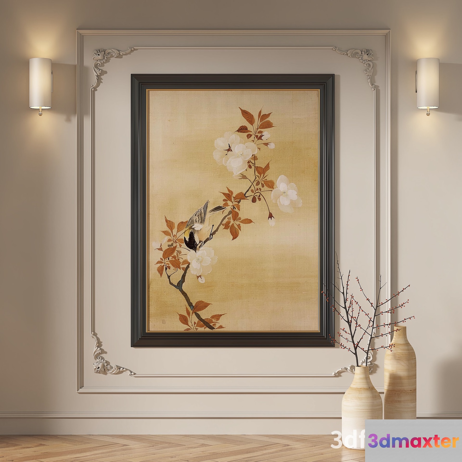 Modern Living Room 3D Model - 21931 - VRAY Render