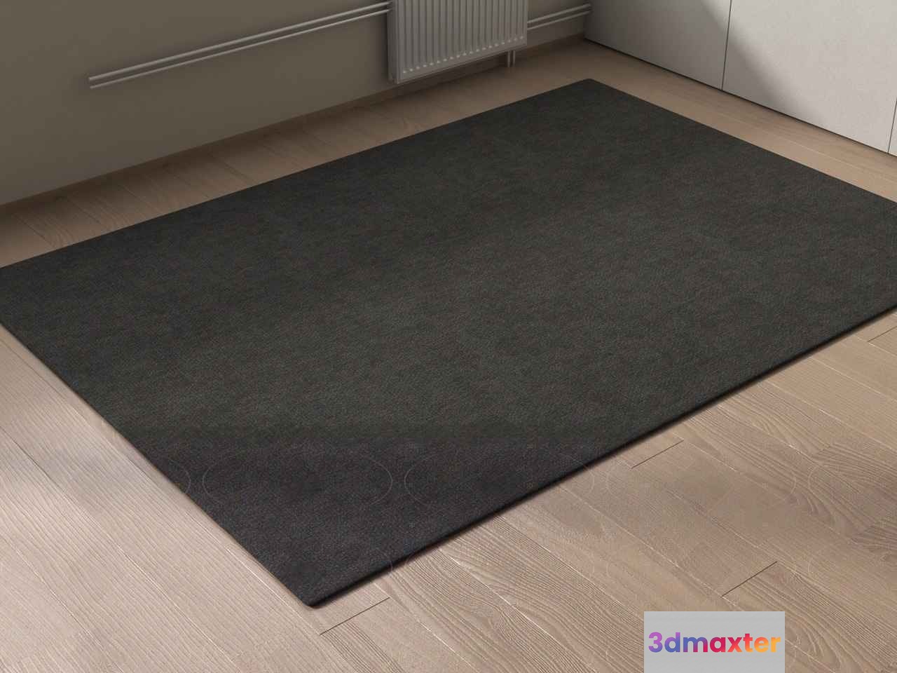 A Gray Rug 3D Model - 1819 - VRAY Render