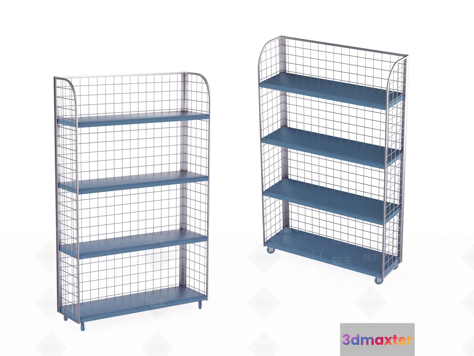 Shelving Units 3D Model - 19550 - VRAY Render