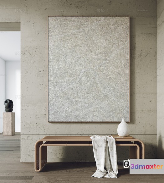 Modern Minimalist Room 3D Model - 11461 - VRAY Render