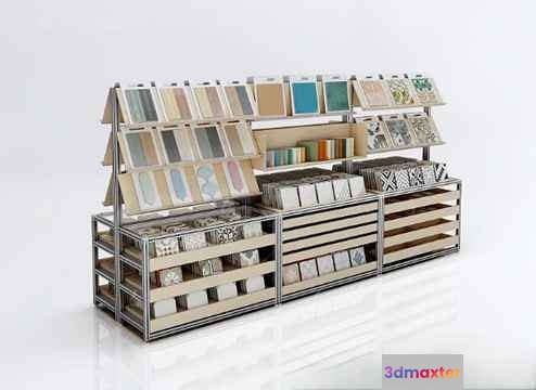 Modern Storage Unit 3D Model - 276 - VRAY Render