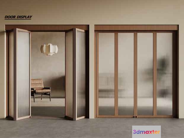 Modern Door Display 3D Model - 14519 - CORONA Render