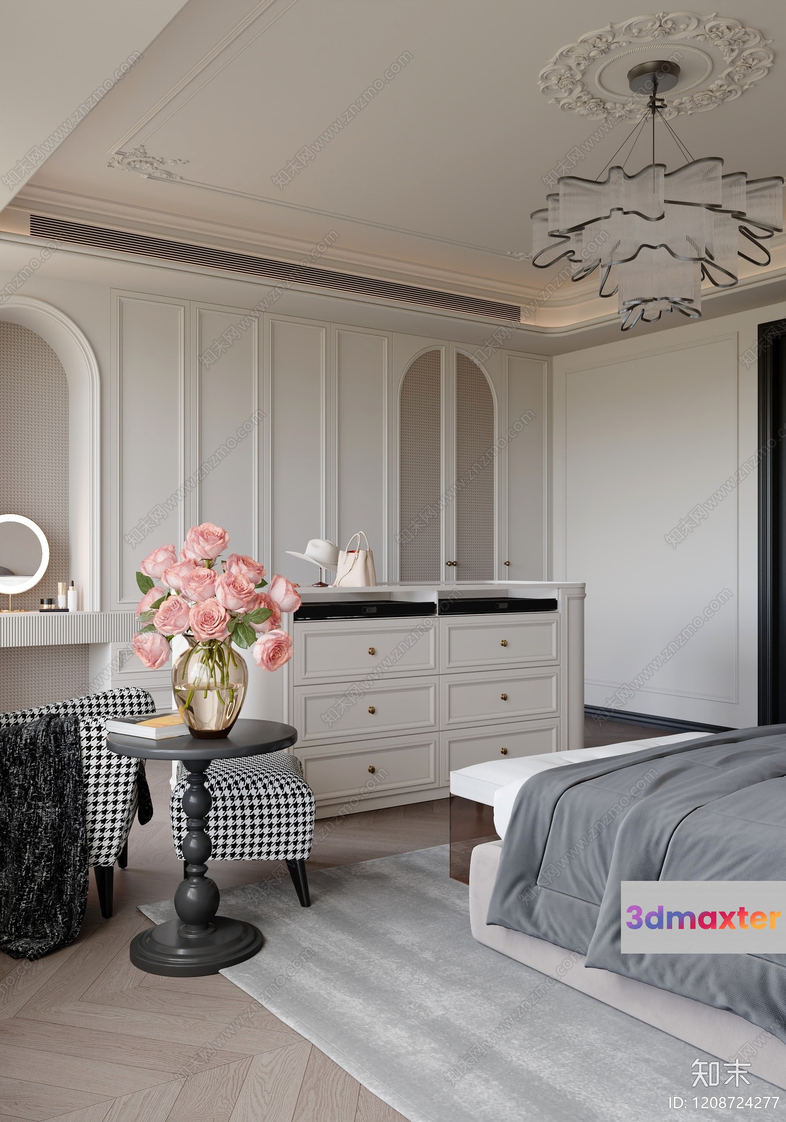Cozy Bedroom 3D Model - 5315 - VRAY Render