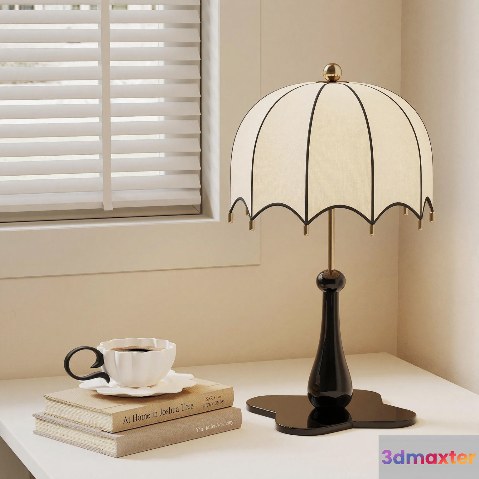Modern Table Lamp 3D Model - 3556 - VRAY Render