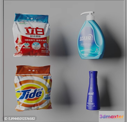 Tide Laundry Detergent 3D Model - 17543 - VRAY Render