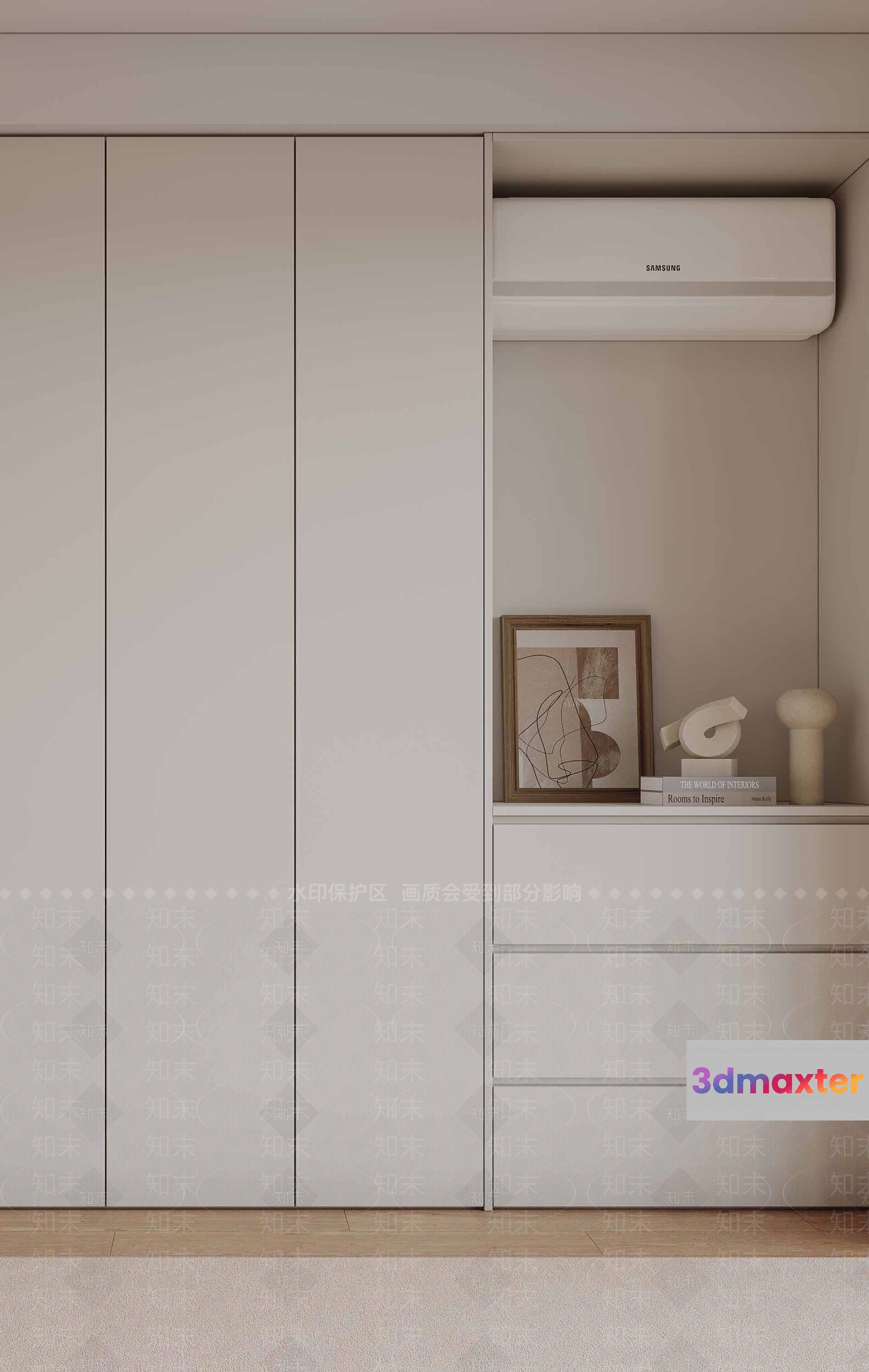 Modern Minimalist Interior 3D Model - 14462 - VRAY Render