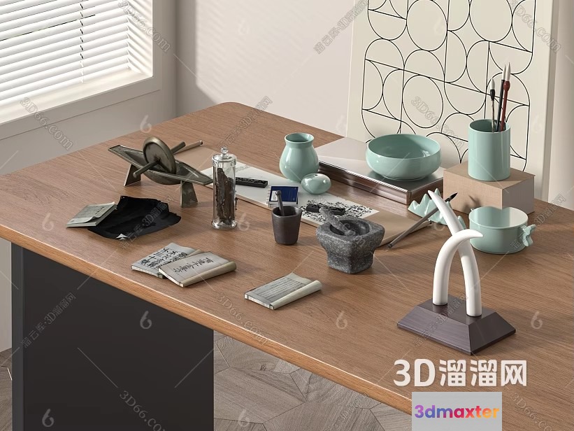 Cozy Home Office 3D Model - 4849 - VRAY Render