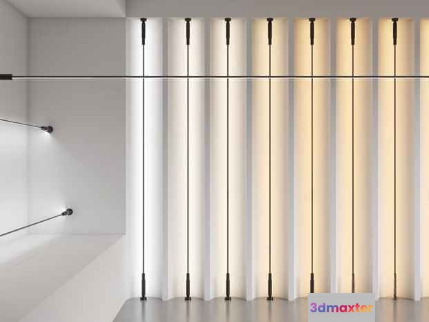 Vertical Blinds 3D Model - 1225 - VRAY Render