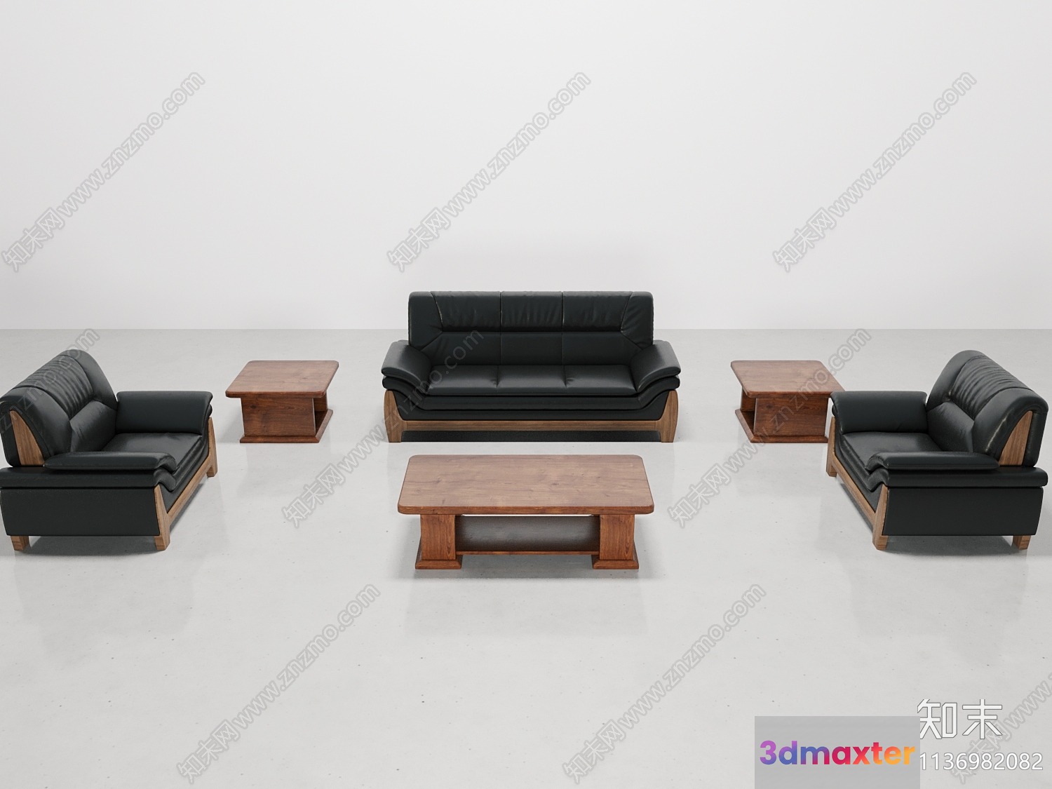Modern Living Room 3D Model - 23441 - VRAY Render