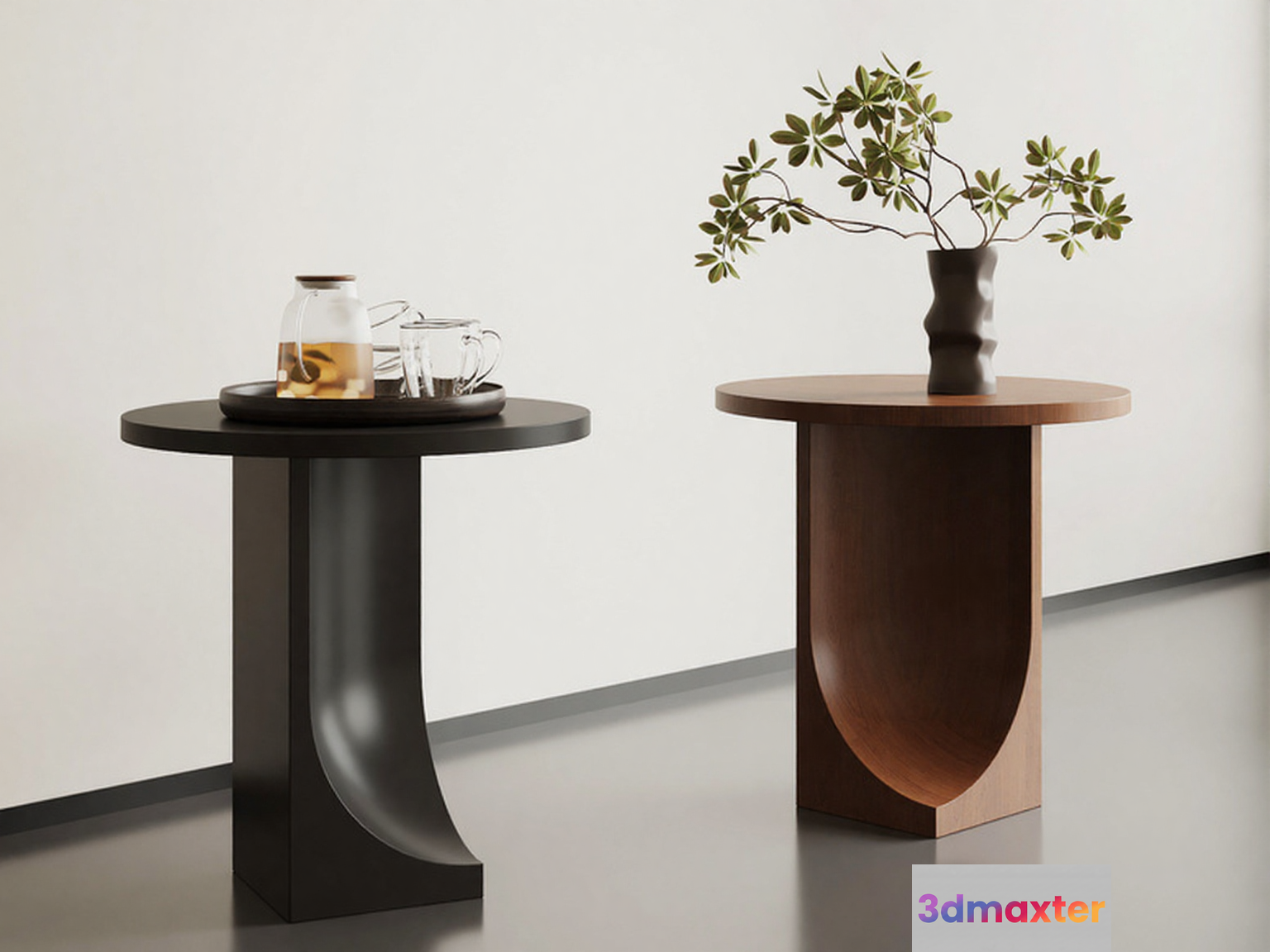 Modern Side Tables 3D Model - 16740 - VRAY Render