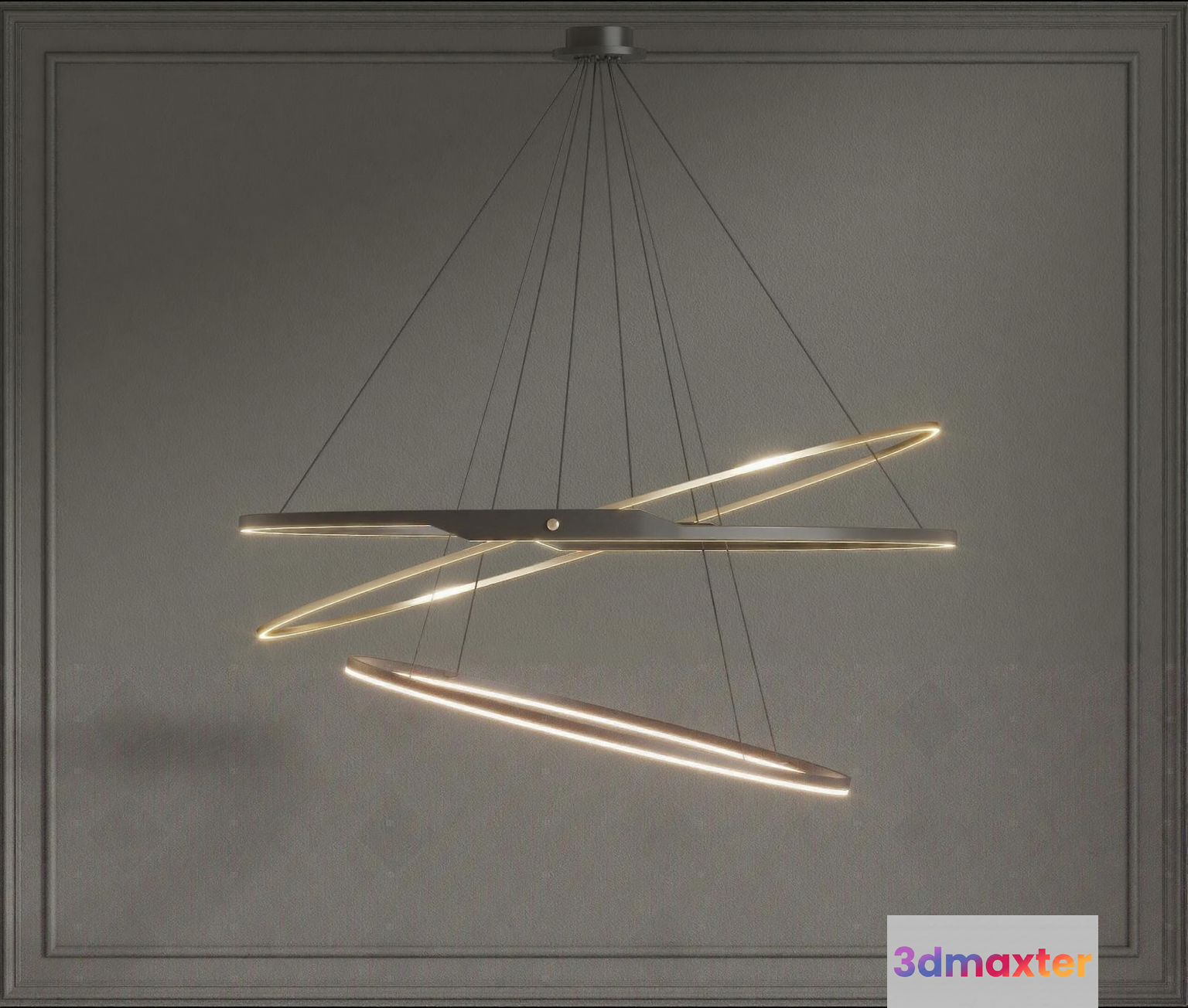 A Modern Light Fixture 3D Model - 18286 - VRAY Render