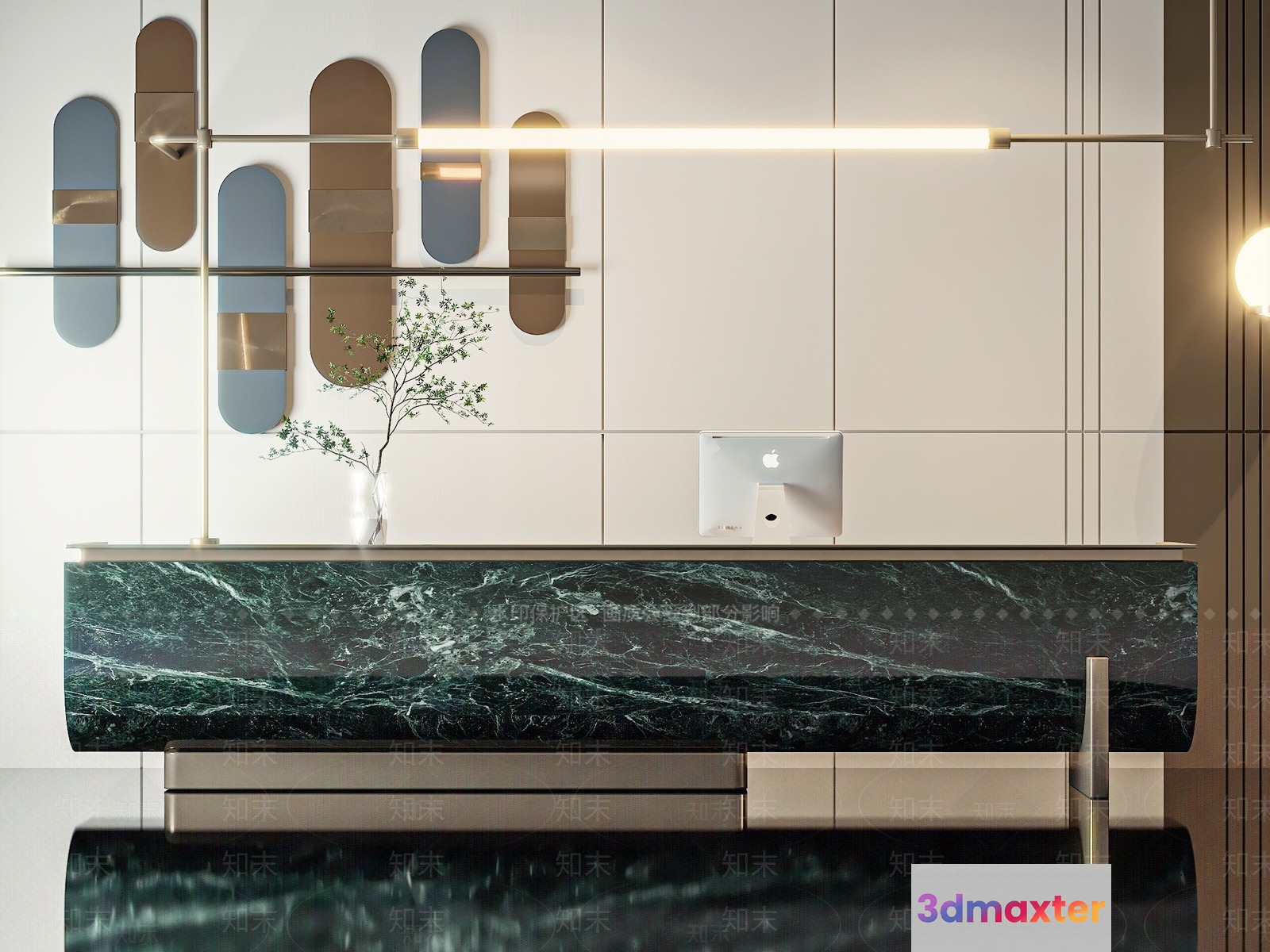 Modern Bathroom Sink 3D Model - 10747 - VRAY Render