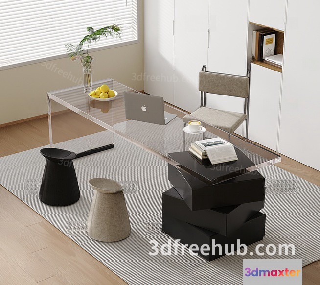 Modern Living Room 3D Model - 21758 - VRAY Render