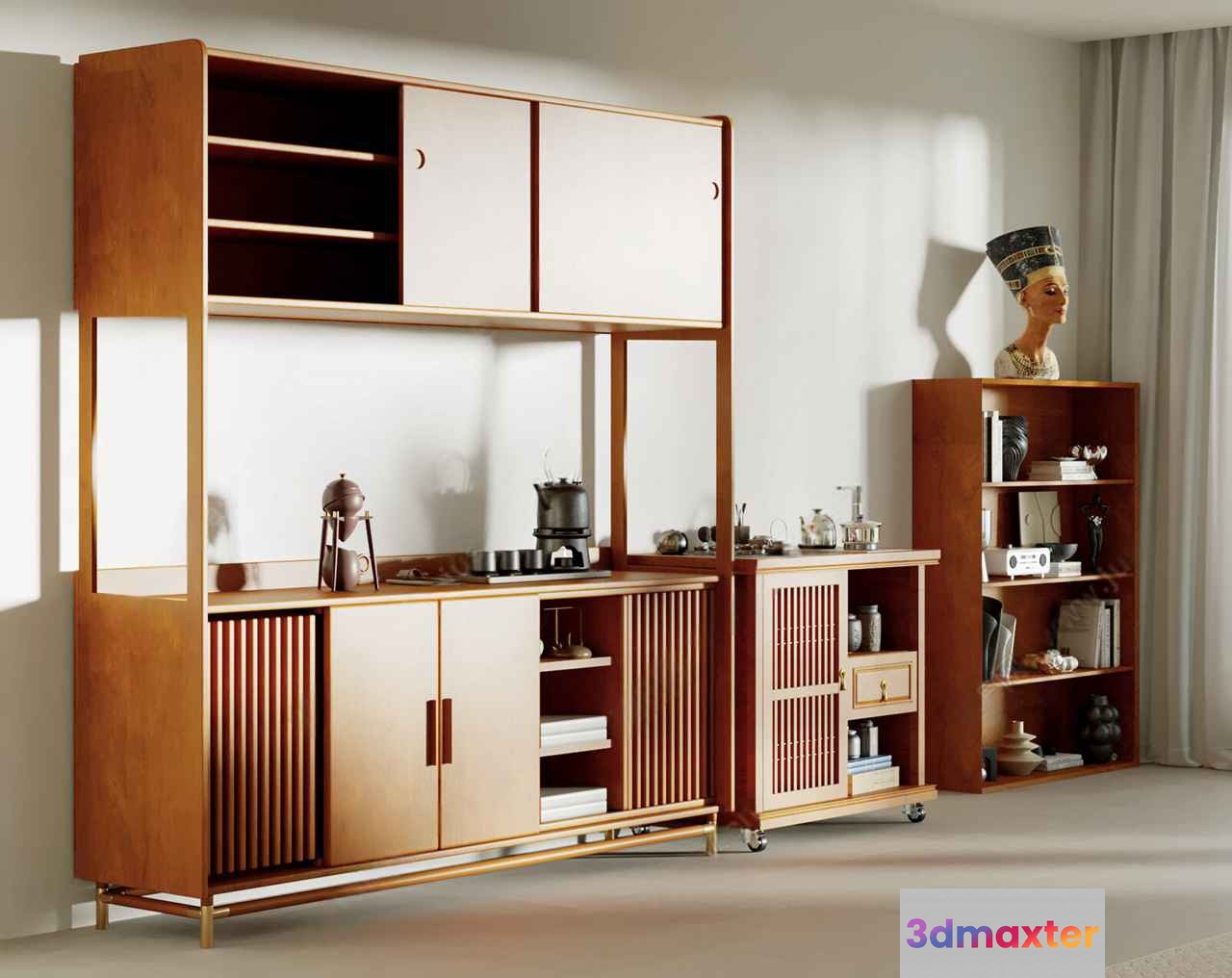 Mid-Century Modern Furniture 3D Model - 5559 - CORONA Render