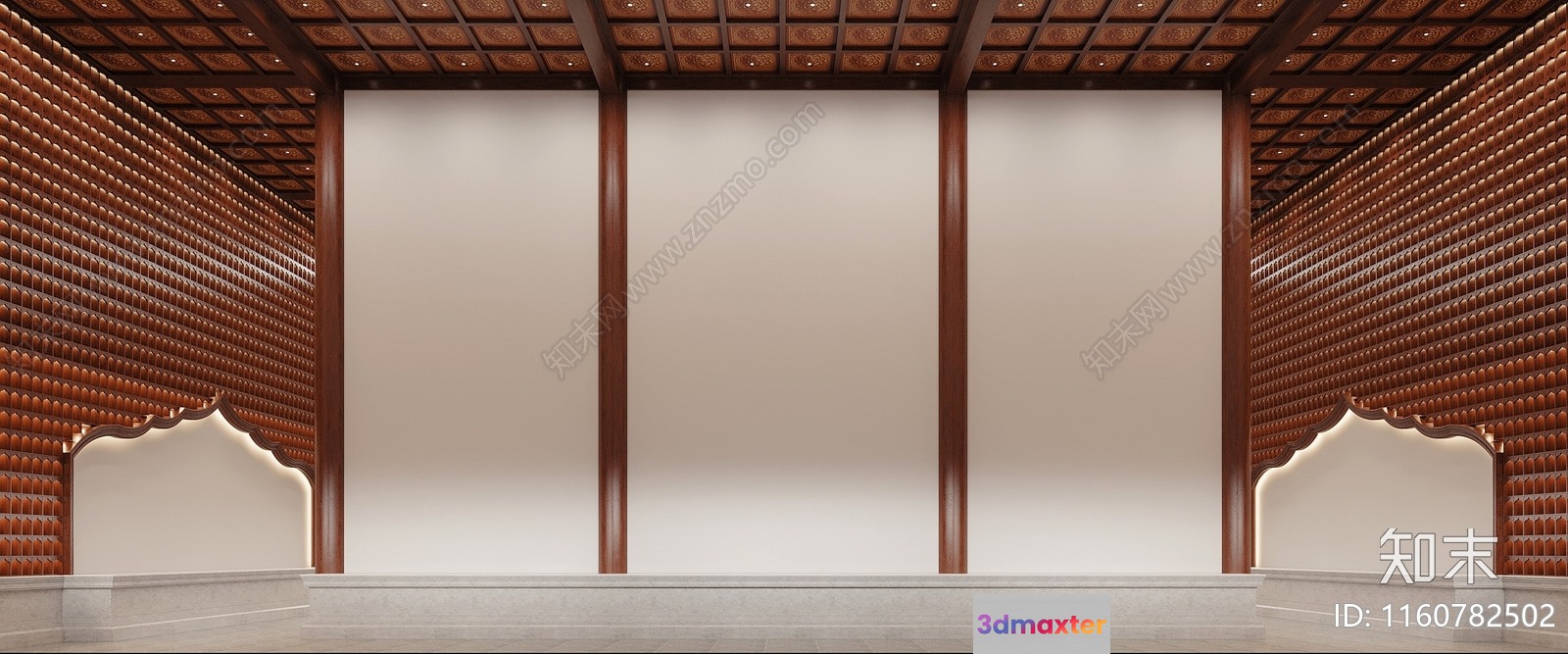 Traditional Chinese Room 3D Model - 15557 - CORONA Render