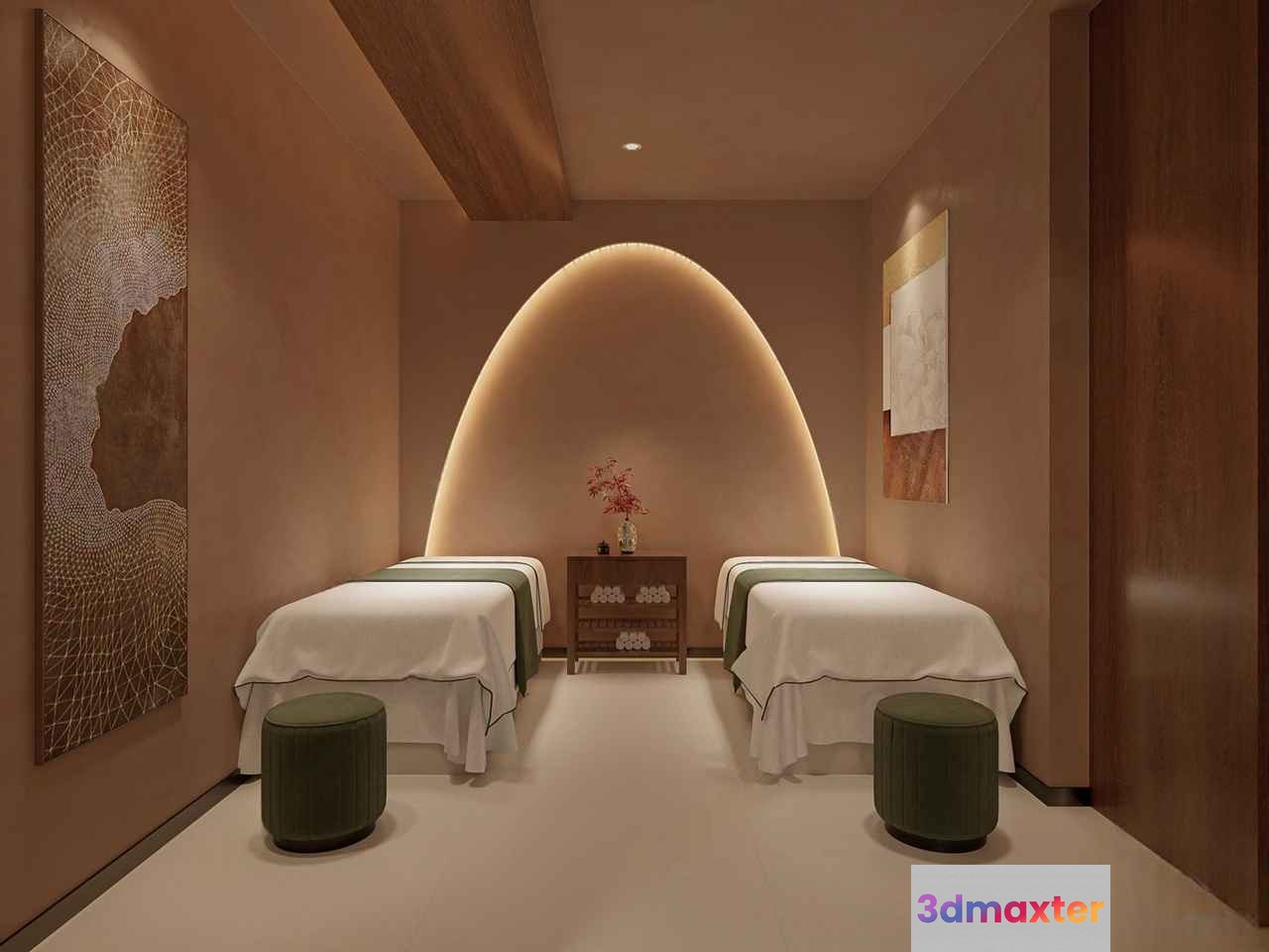 Modern Spa Room 3D Model - 17425 - VRAY Render