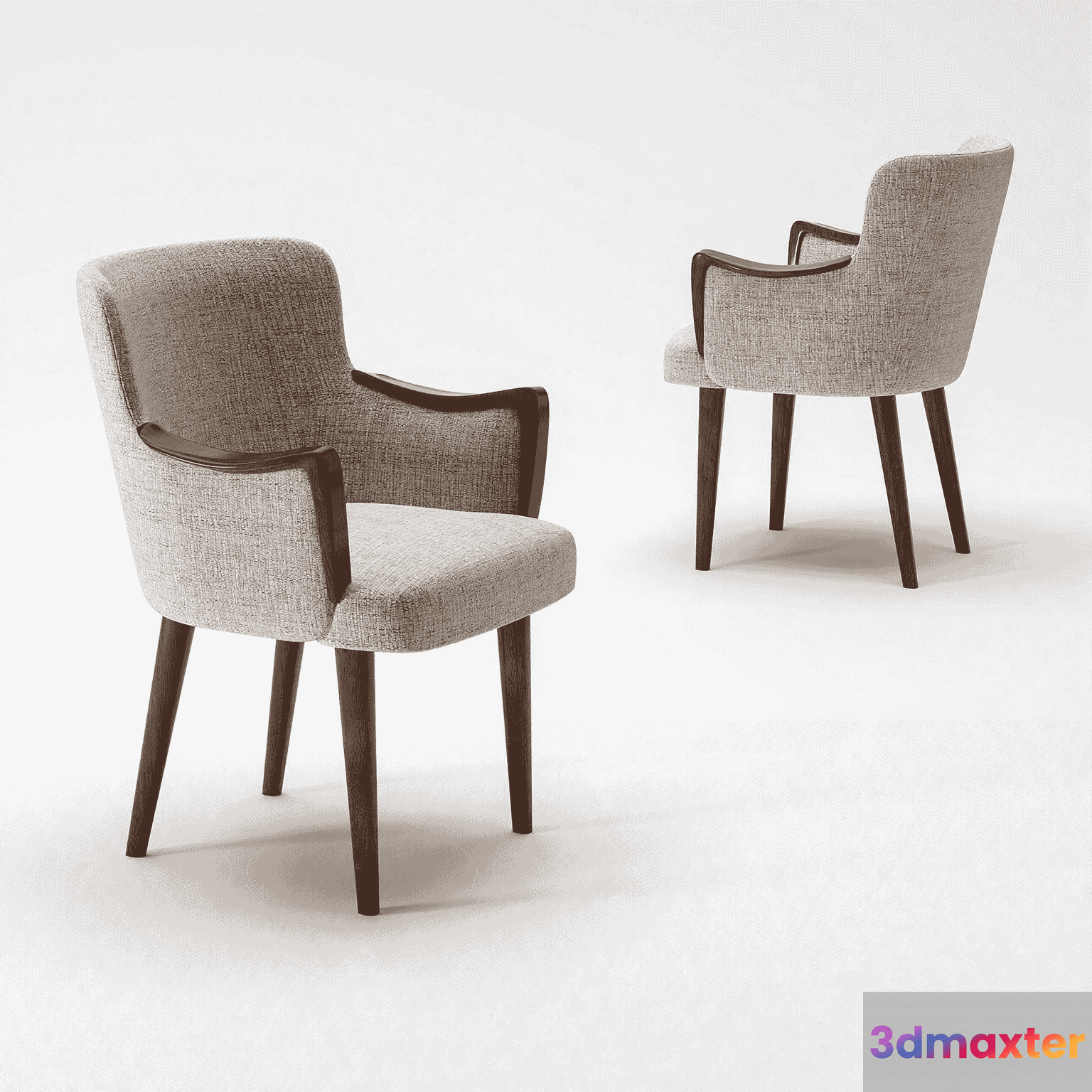 Modern Upholstered Chair 3D Model - 11061 - VRAY Render