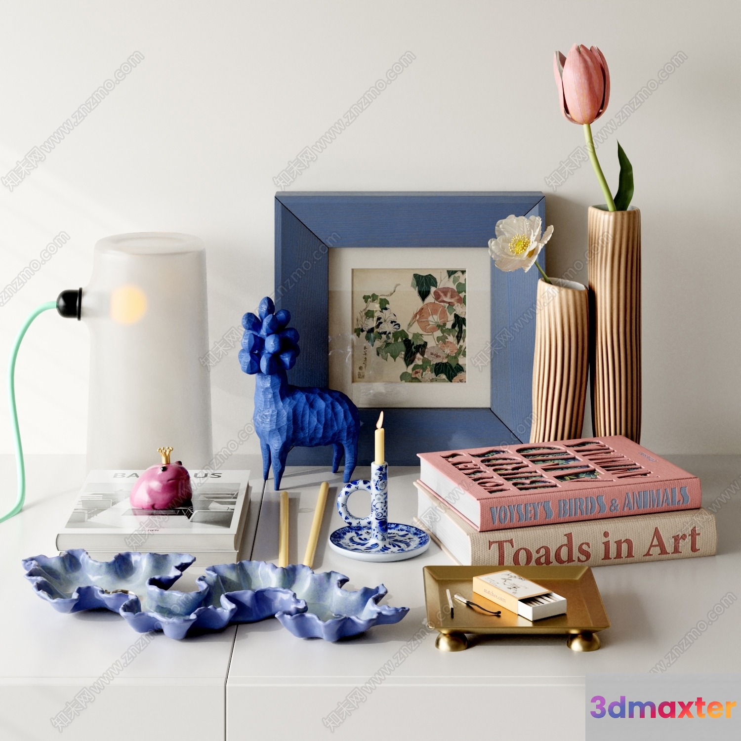 Cozy Home Decor 3D Model - 12810 - VRAY Render