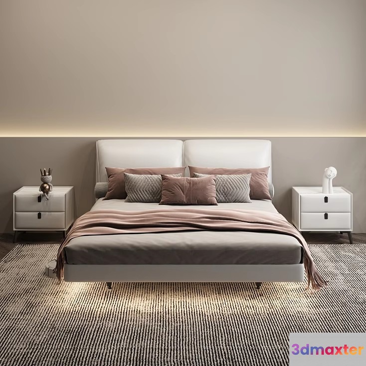 Modern Bedroom 3D Model - 23053 - VRAY Render