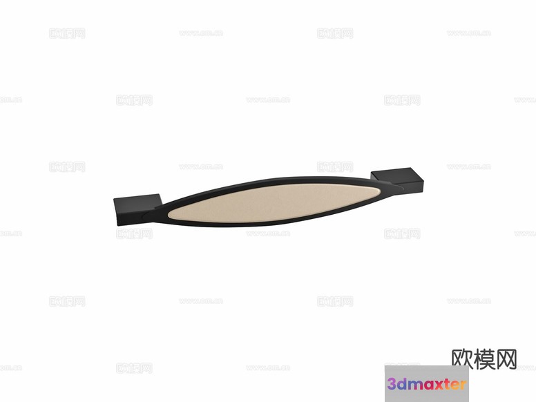 Black And White Shelf 3D Model - 8080 - VRAY Render